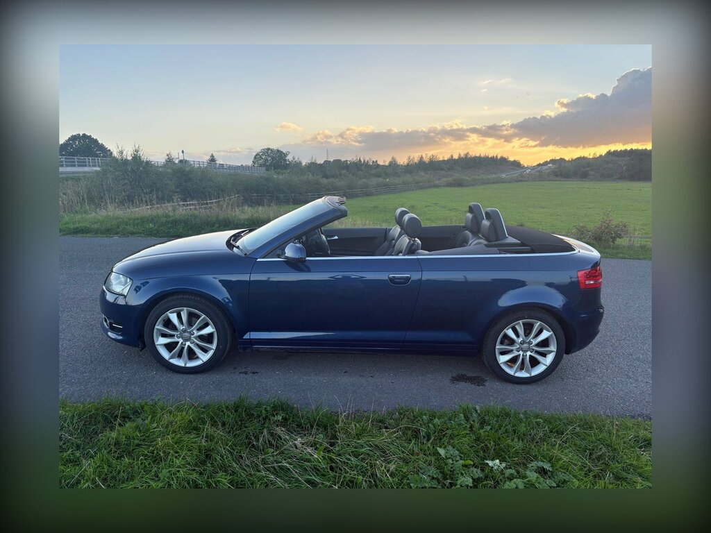 Audi A3 Cabriolet 2.0 Tdi Sport Convertible S Tronic Euro Blue #5