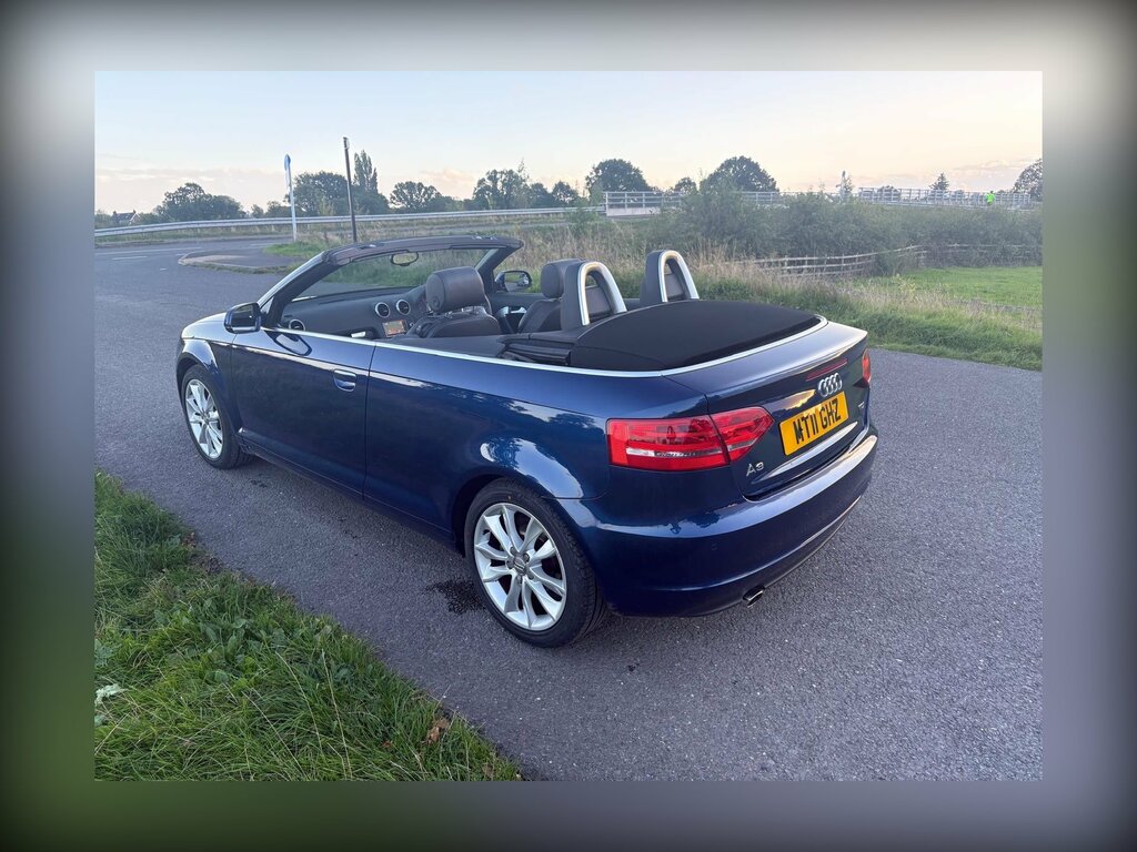 Audi A3 Cabriolet 2.0 Tdi Sport Convertible S Tronic Euro Blue #6