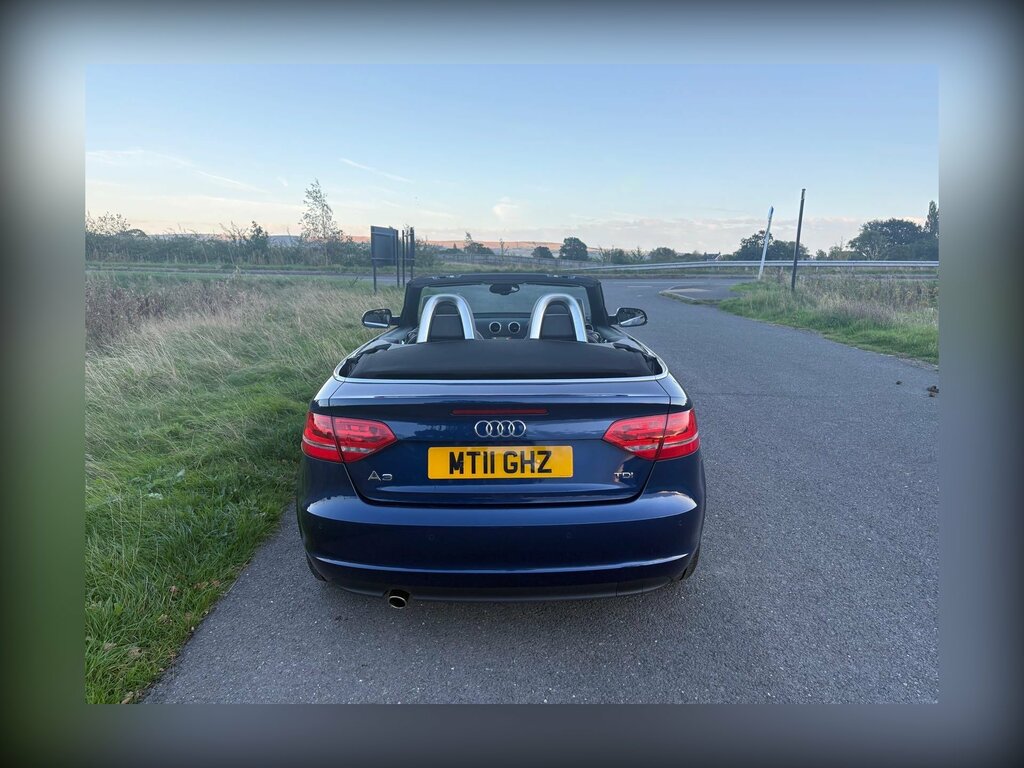 Audi A3 Cabriolet 1.6 Tdi Sport Euro 5 Ss White #9