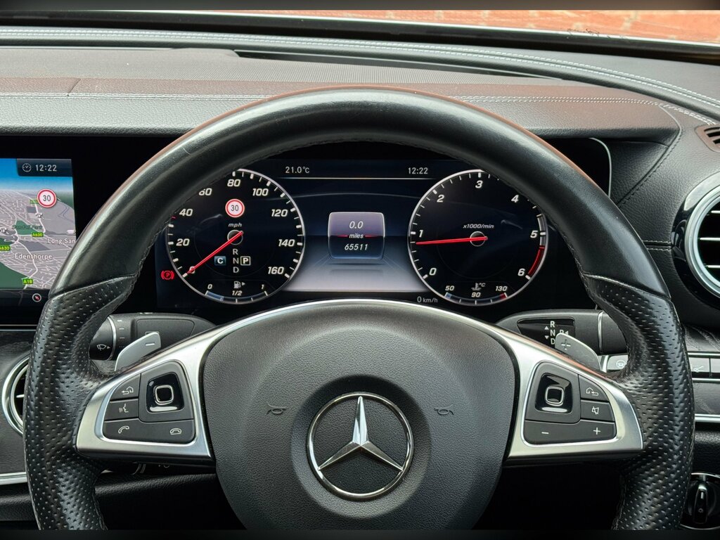 Mercedes-Benz E Class Estate 2.0 E220d Amg Line Premium Plus G-tronic Black #36