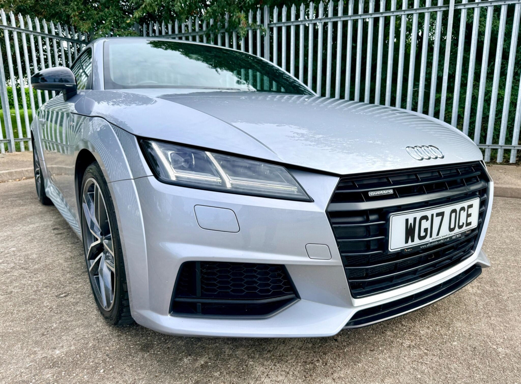 Audi TT 2.0 Tdi Black Edition S Tronic Quattro Euro 6 Ss Silver #2