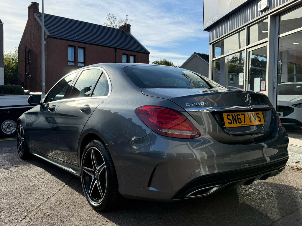 Mercedes-Benz C Class 1.6 C200d Amg Line G-tronic Euro 6 Ss Grey #5