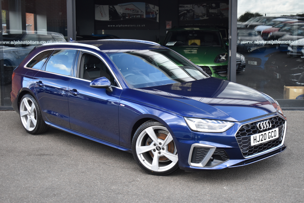 Audi A4 Avant 2.0 Tdi 30 S Line Estate S Tronic Euro Blue