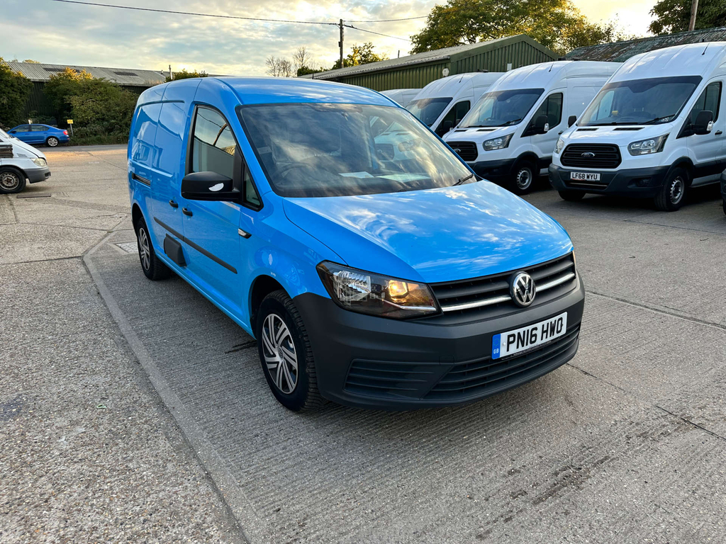 Volkswagen Caddy Maxi C20 Bluemotion Tech Startline Panel Van Man Blue #2