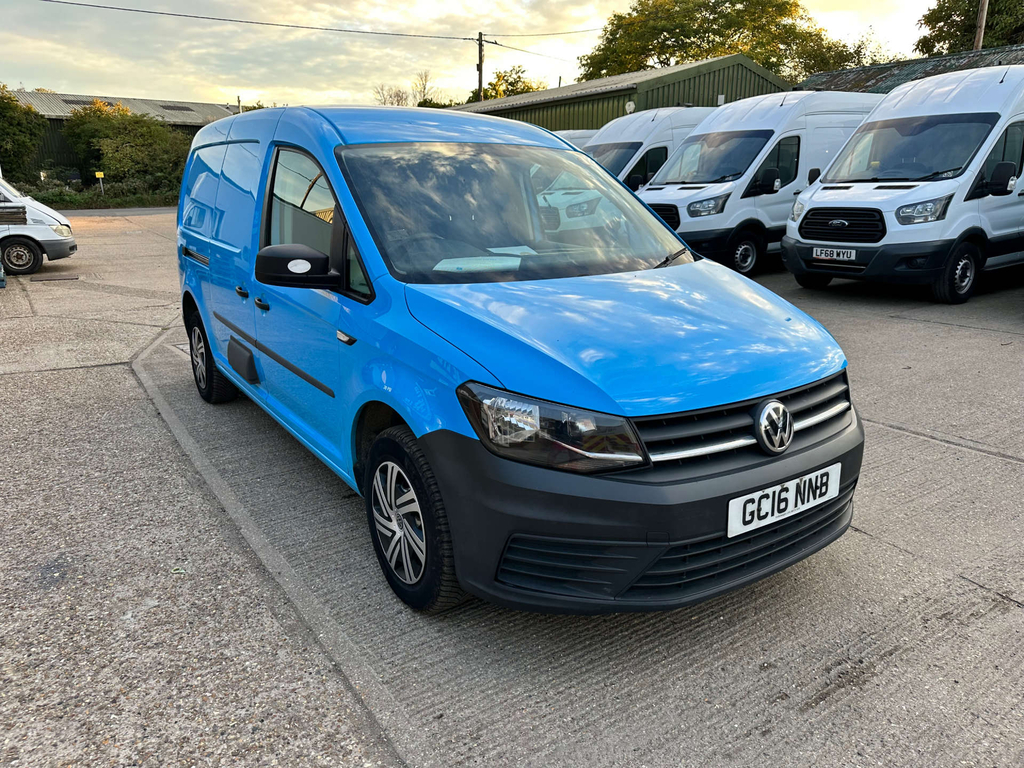 Volkswagen Caddy Maxi C20 Bluemotion Tech Startline Panel Van Man Blue #2
