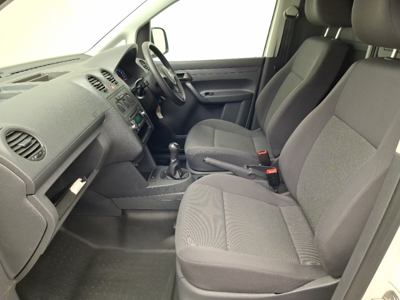 Volkswagen Caddy 1.6 Tdi 102Ps Startline Van GK17JFU White #5