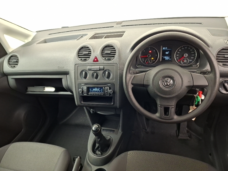 Volkswagen Caddy 1.6 Tdi 102Ps Startline Van GK17JFU White #3