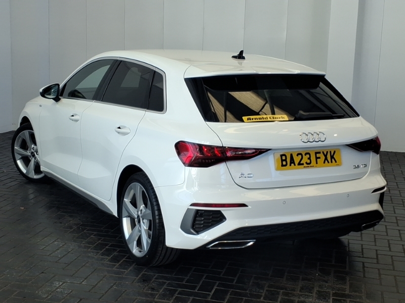 Audi A3 35 Tdi S Line S Tronic White #2