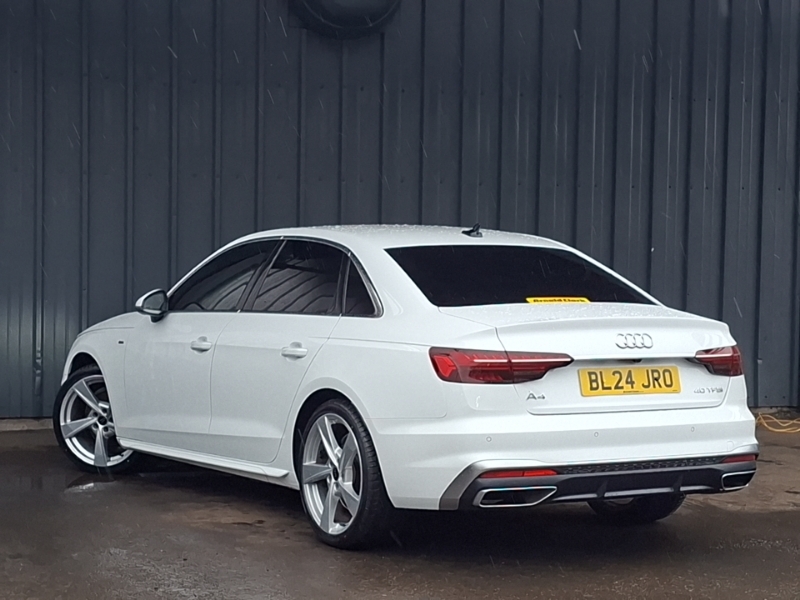 Audi A4 40 Tfsi 204 S Line S Tronic BL24JRO White #2