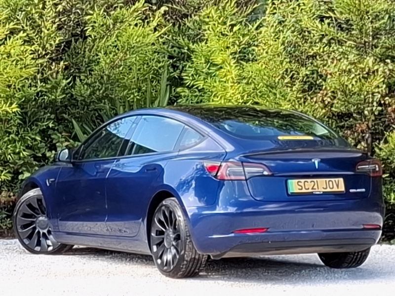 Tesla Model 3 Performance Awd Performance Upgrade Blue #2