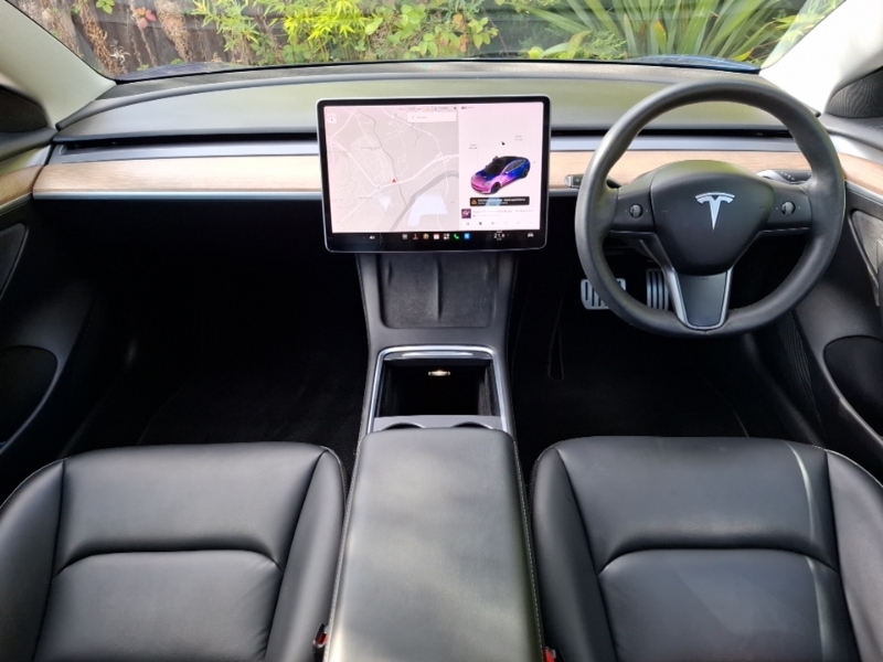 Tesla Model 3 Performance Awd Performance Upgrade Blue #3