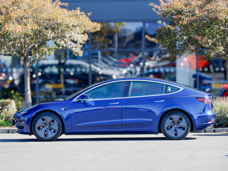 Tesla Model 3 Long Range Awd Blue #4