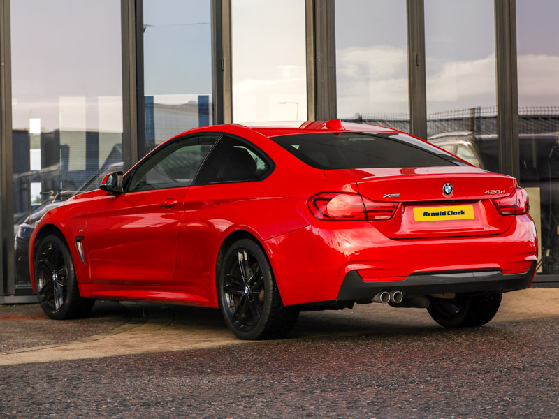 BMW 4 Series 420D 190 Xdrive M Sport Prof Media Red #2