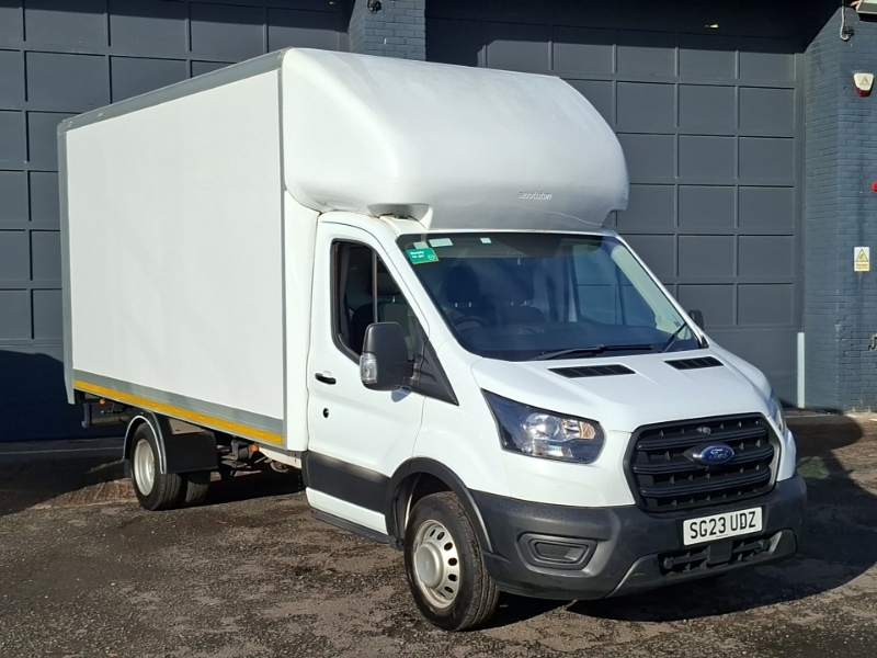Ford Transit Custom 2.0 Ecoblue 130Ps Chassis Cab White