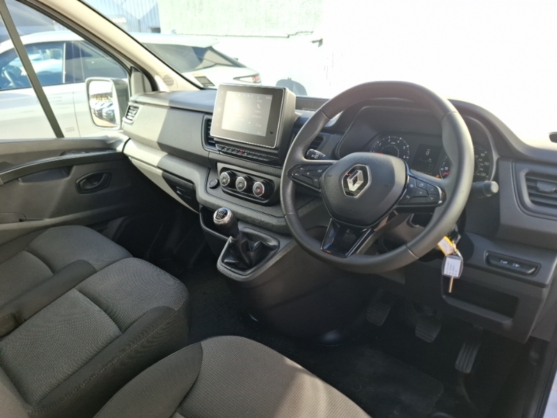 Renault Trafic Sl30 Blue Dci 130 Advance Van White #3