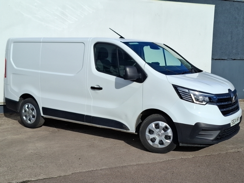 Renault Trafic Sl30 Blue Dci 130 Advance Van White #6