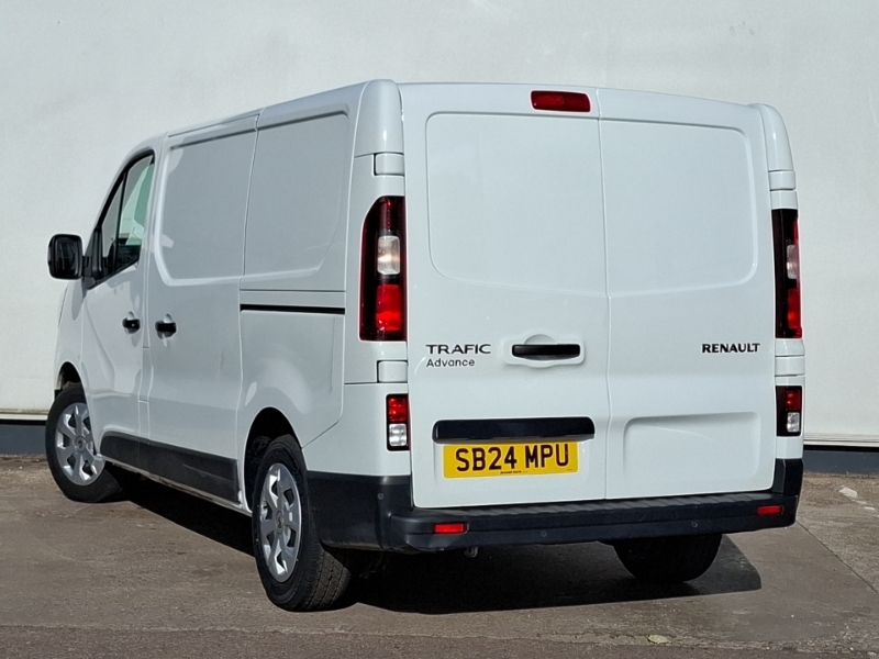 Renault Trafic Sl30 Blue Dci 130 Advance Van White #2