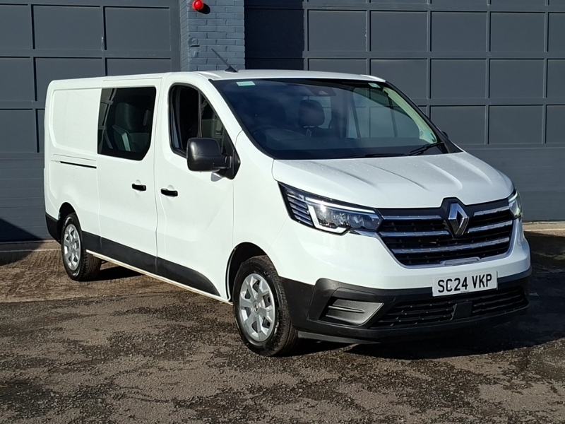 Renault Trafic Ll30 Blue Dci 130 Advance Safety Crew Van White