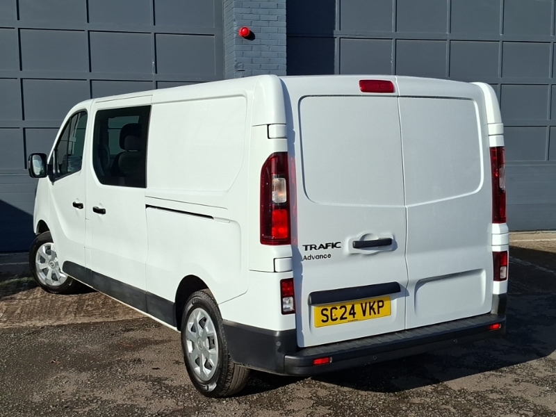 Renault Trafic Ll30 Blue Dci 130 Advance Safety Crew Van White #2