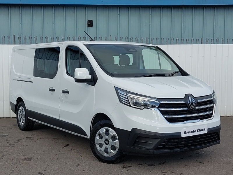 Renault Trafic Ll30 Blue Dci 130 Advance Safety Crew Van SD76EGX White