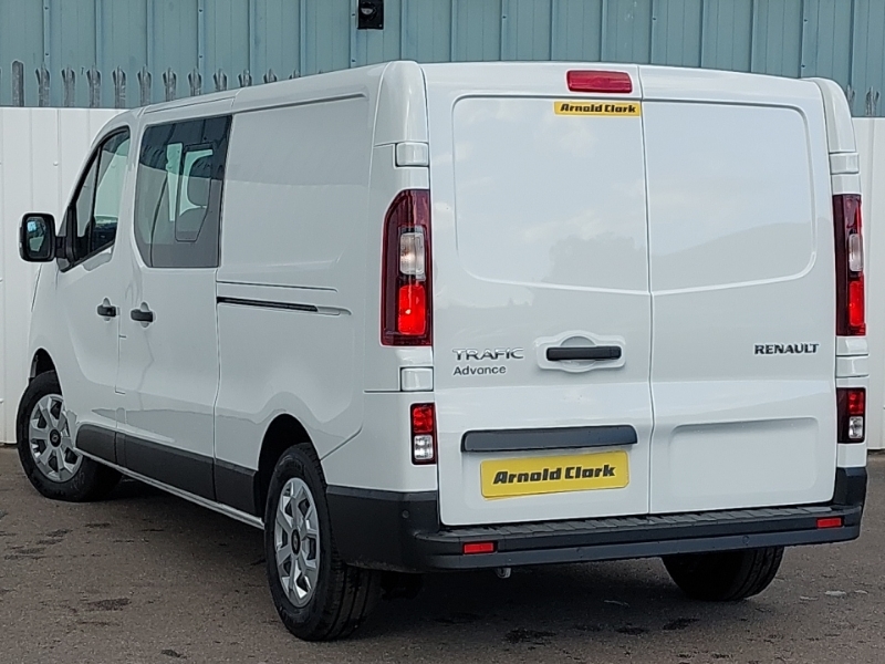 Renault Trafic Ll30 Blue Dci 130 Advance Safety Crew Van SD76EGX White #2