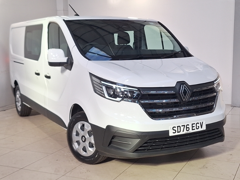 Renault Trafic Ll30 Blue Dci 130 Advance Safety Crew Van White
