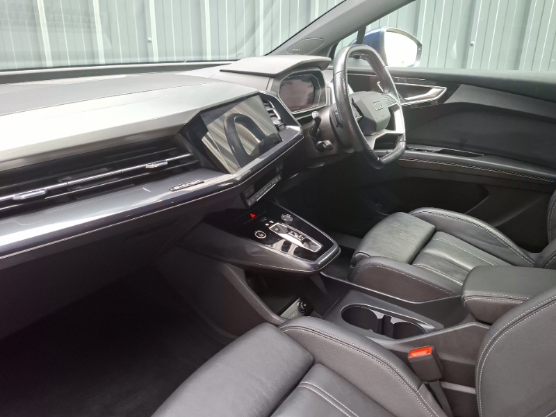 Audi Q4 E Tron 220Kw 50 Quattro 82Kwh S Line Blue #5