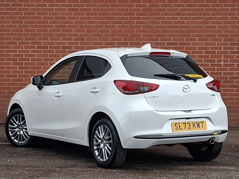 Mazda 2 1.5 E-skyactiv G Mhev Exclusive-line White #2