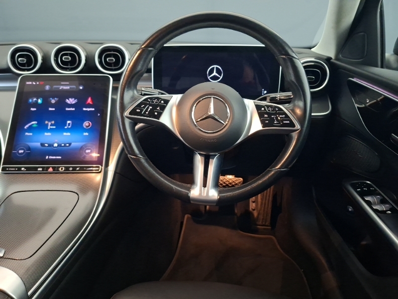 Mercedes-Benz C Class C 300 Amg Line Prem Mhe Blue #8