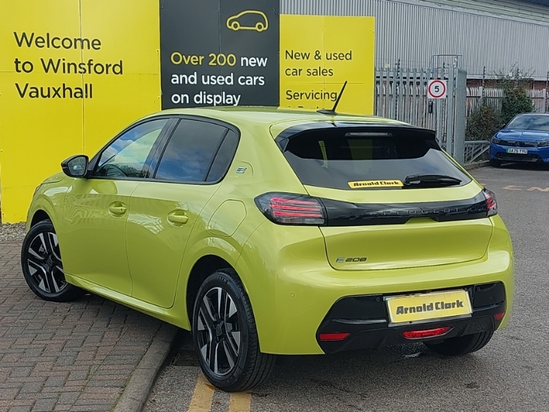 Peugeot e-208 100Kw E-style 50Kwh Yellow #2