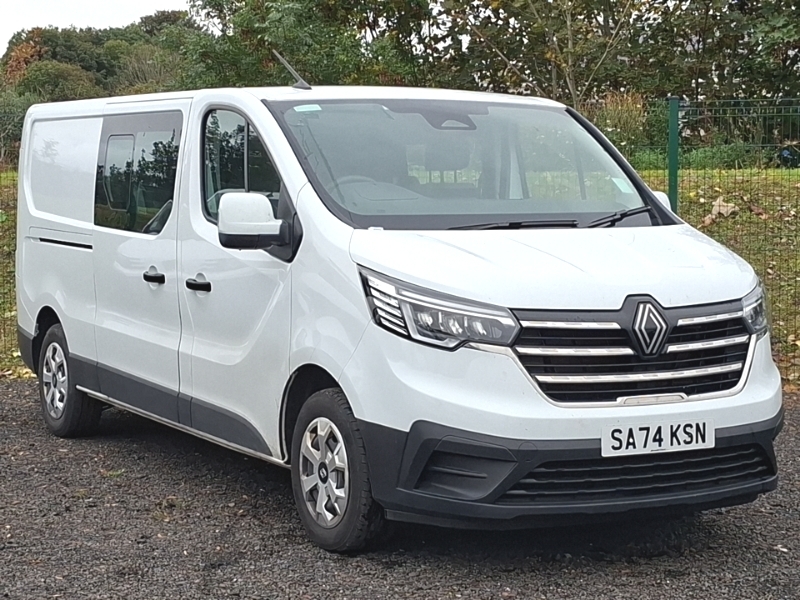 Renault Trafic Ll30 Blue Dci 130 Advance Safety Crew Van White