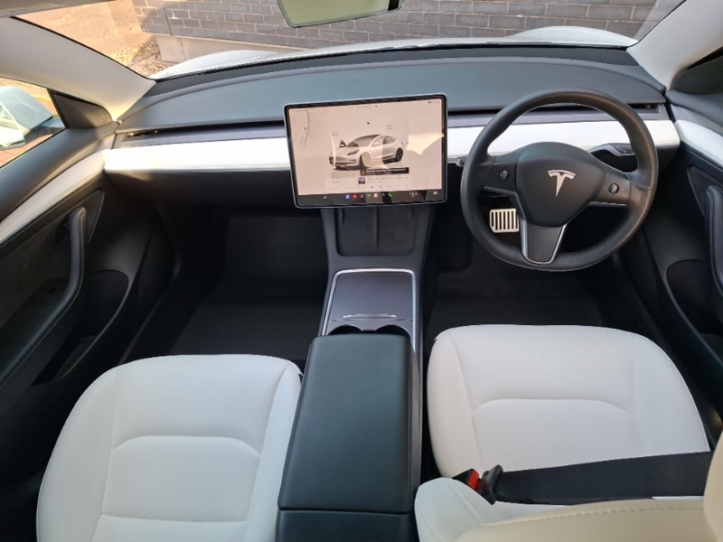 Tesla Model 3 Long Range Awd White #3