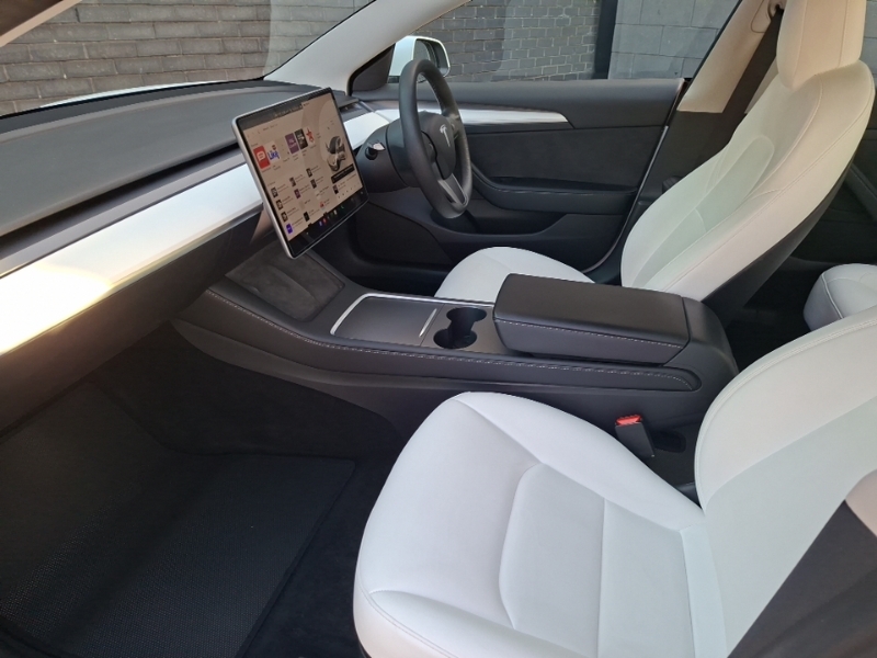 Tesla Model 3 Long Range Awd White #5