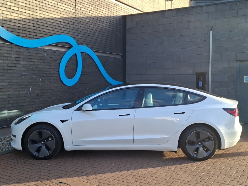 Tesla Model 3 Long Range Awd White #4