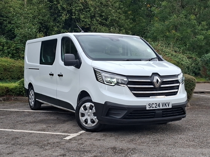 Renault Trafic Ll30 Blue Dci 130 Advance Safety Crew Van White