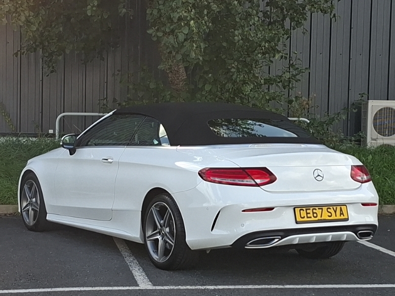 Mercedes-Benz C Class C220d Amg Line White #2