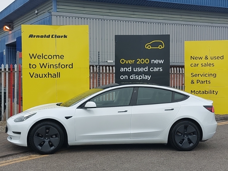 Tesla Model 3 Long Range Awd White #4
