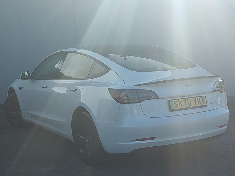Tesla Model 3 Long Range Awd White #2