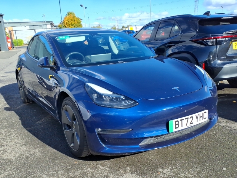 Tesla Model 3 Long Range Awd Blue