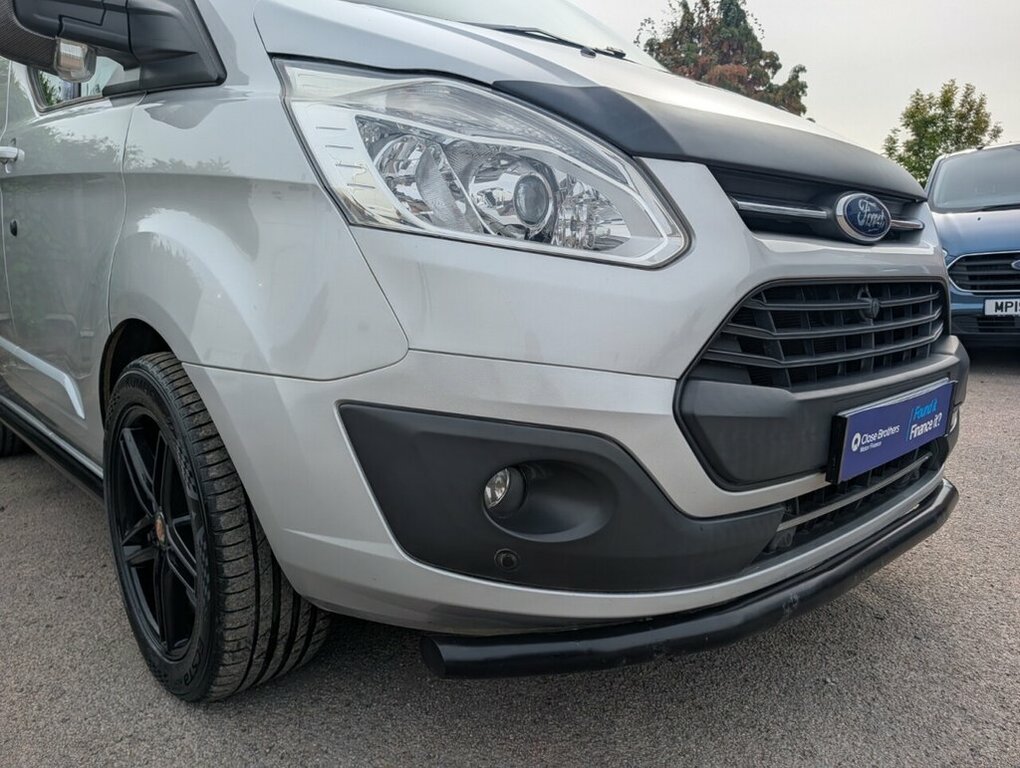 Ford Transit Custom 290 L2 Mwb H2 Medium Roof Trend 130Ps 6 Speed Pane Silver #85