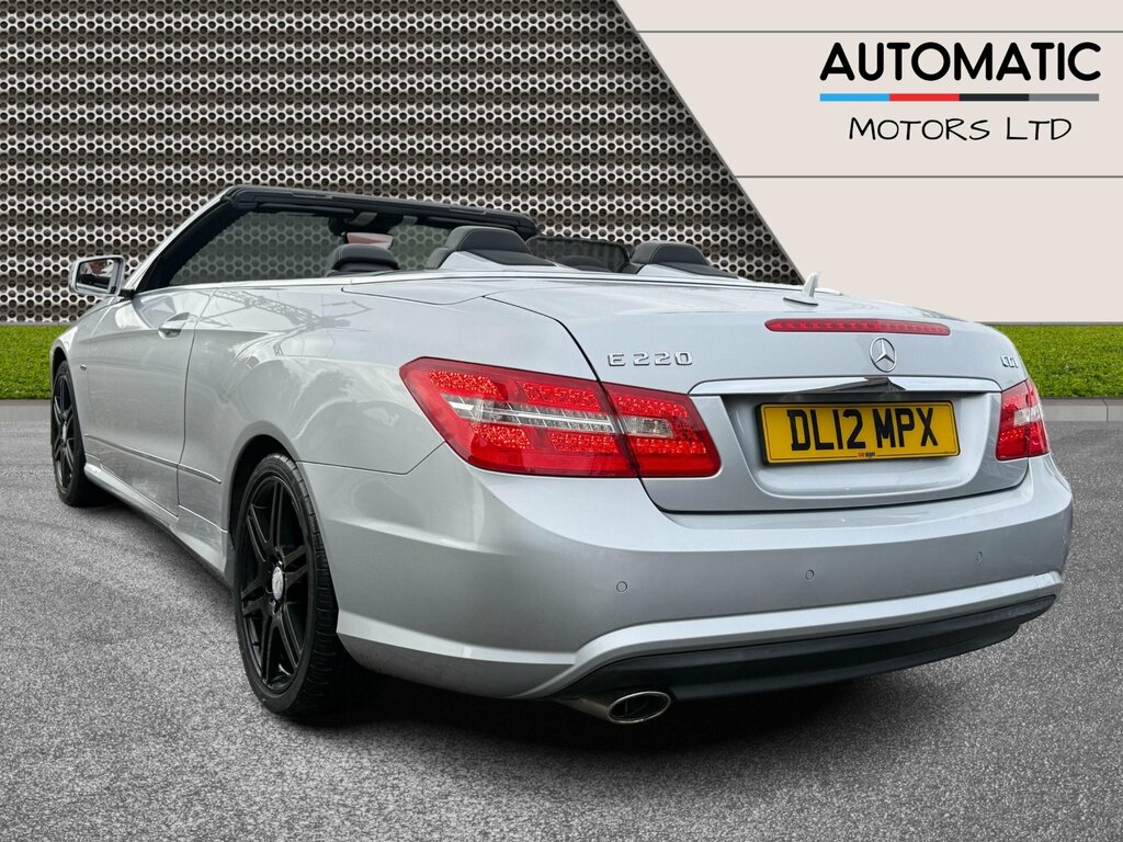 Mercedes-Benz E Class 2.1 E220 Cdi Blueefficiency Sport Cabriolet Di Silver #2