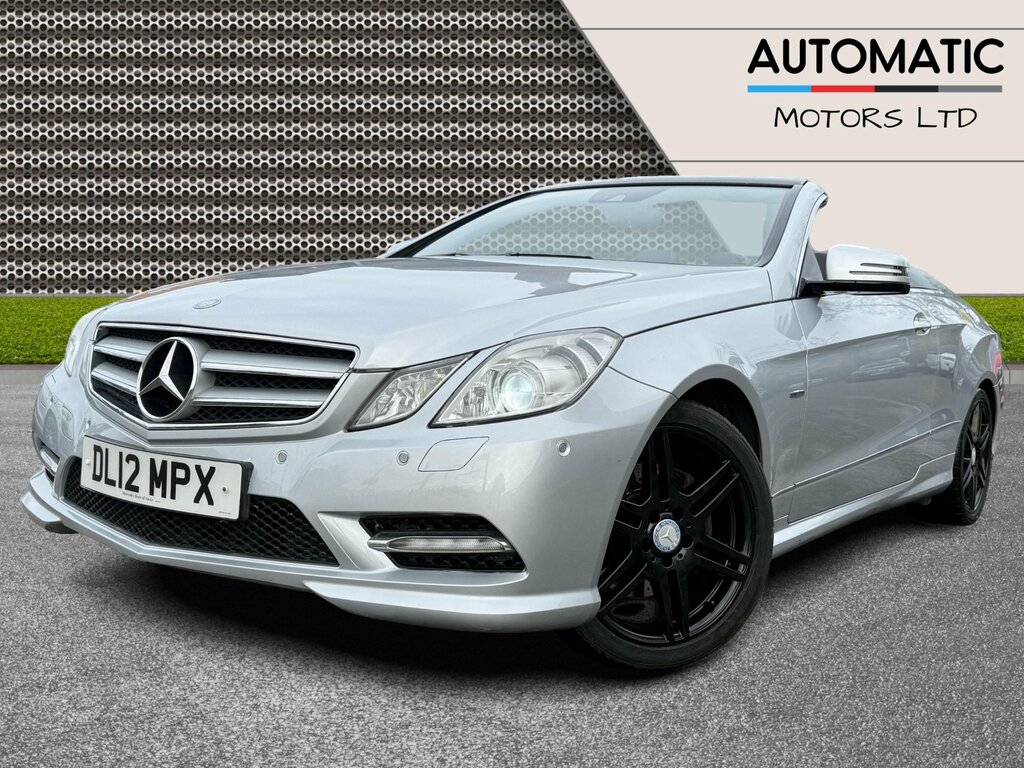 Mercedes-Benz E Class 2.1 E220 Cdi Blueefficiency Sport Cabriolet Di Silver #3