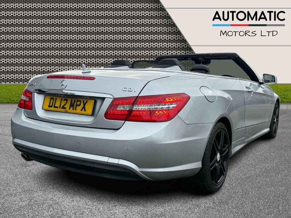 Mercedes-Benz E Class 2.1 E220 Cdi Blueefficiency Sport Cabriolet Di Silver #4