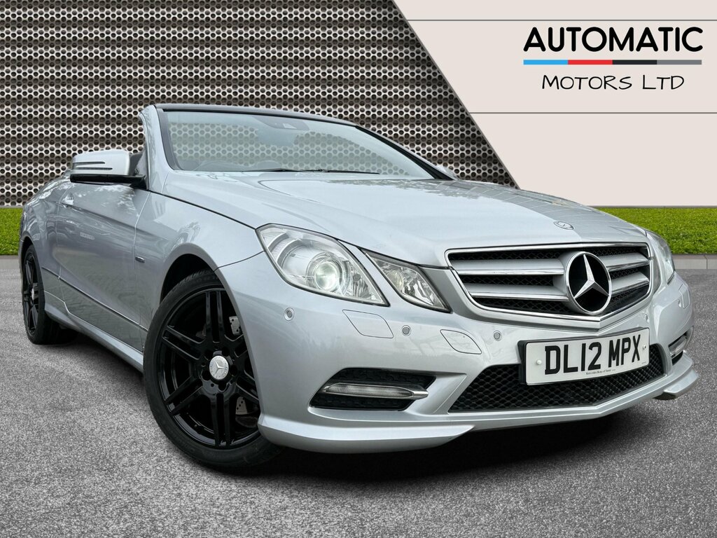 Mercedes-Benz E Class 2.1 E220 Cdi Blueefficiency Sport Cabriolet Di Silver