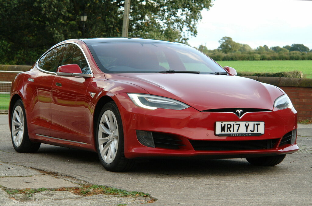 Tesla Model S Hatchback 90D Dual Motor 4Wd 201767 Silver #1