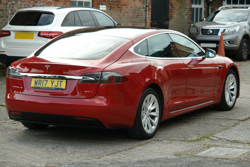 Tesla Model S Hatchback 90D Dual Motor 4Wd 201767 Silver #77