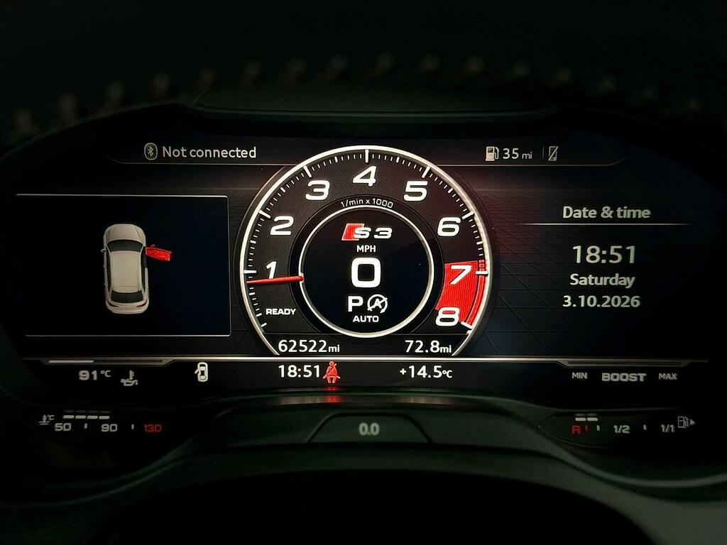 Audi S3 Saloon 2.0 Tfsi Black Edition 201717 Blue #42
