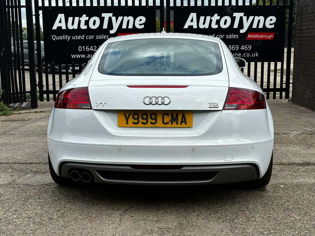 Audi TT Mercedes-benz Audi Tt 2.0 Tdi Black Edition Coupe White #5