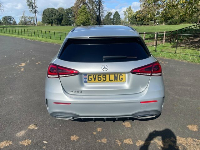 Mercedes-Benz A Class 2020 1.3 A200 Amg Line Hatchback Silver #4
