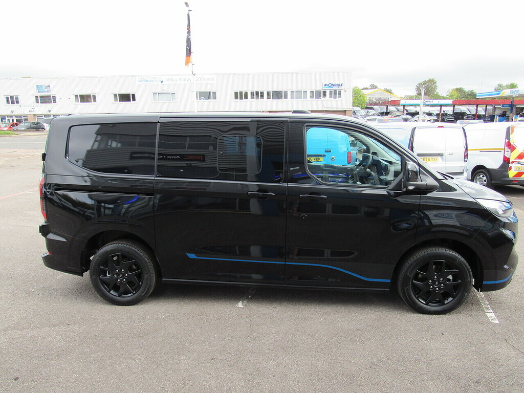 Ford Transit Custom 2.0 320 Ecoblue Sport Crew Van Double Cab Dies Black #4